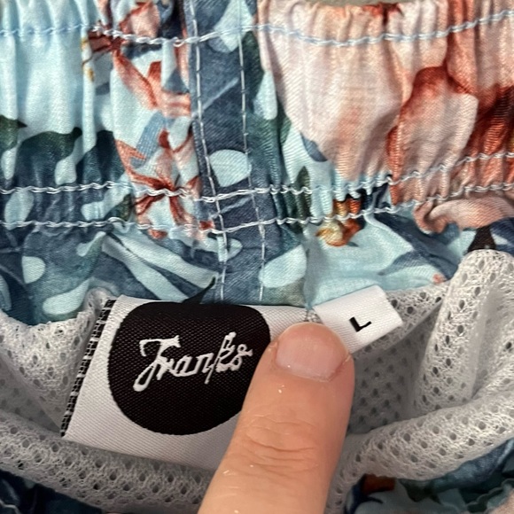 Franks Maui Sky Swim Trunks Size Large - Picture 5 of 12